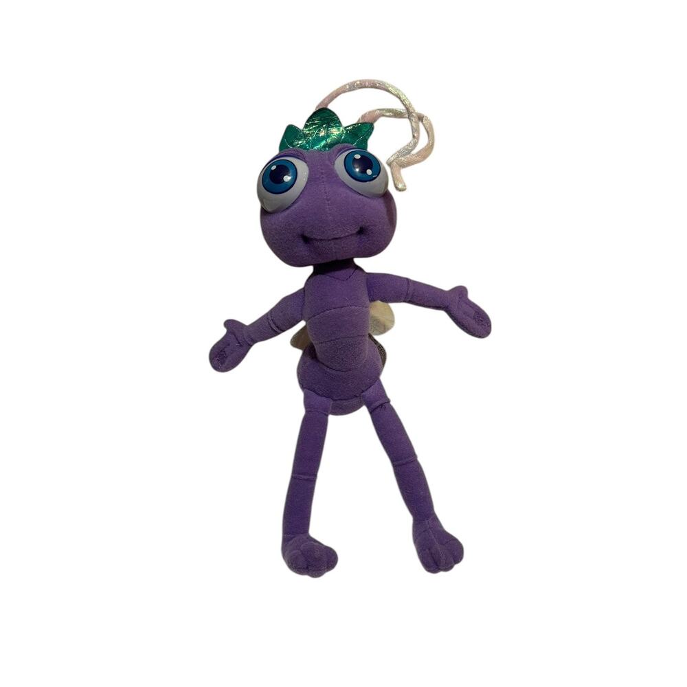 Mattel Purple Princess Atta A Bugs Life Disney Pixar 1998 9" Stuffed Plush